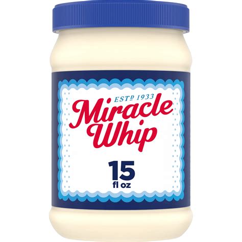 Calories in Kraft Miracle Whip Dressing and Nutrition。